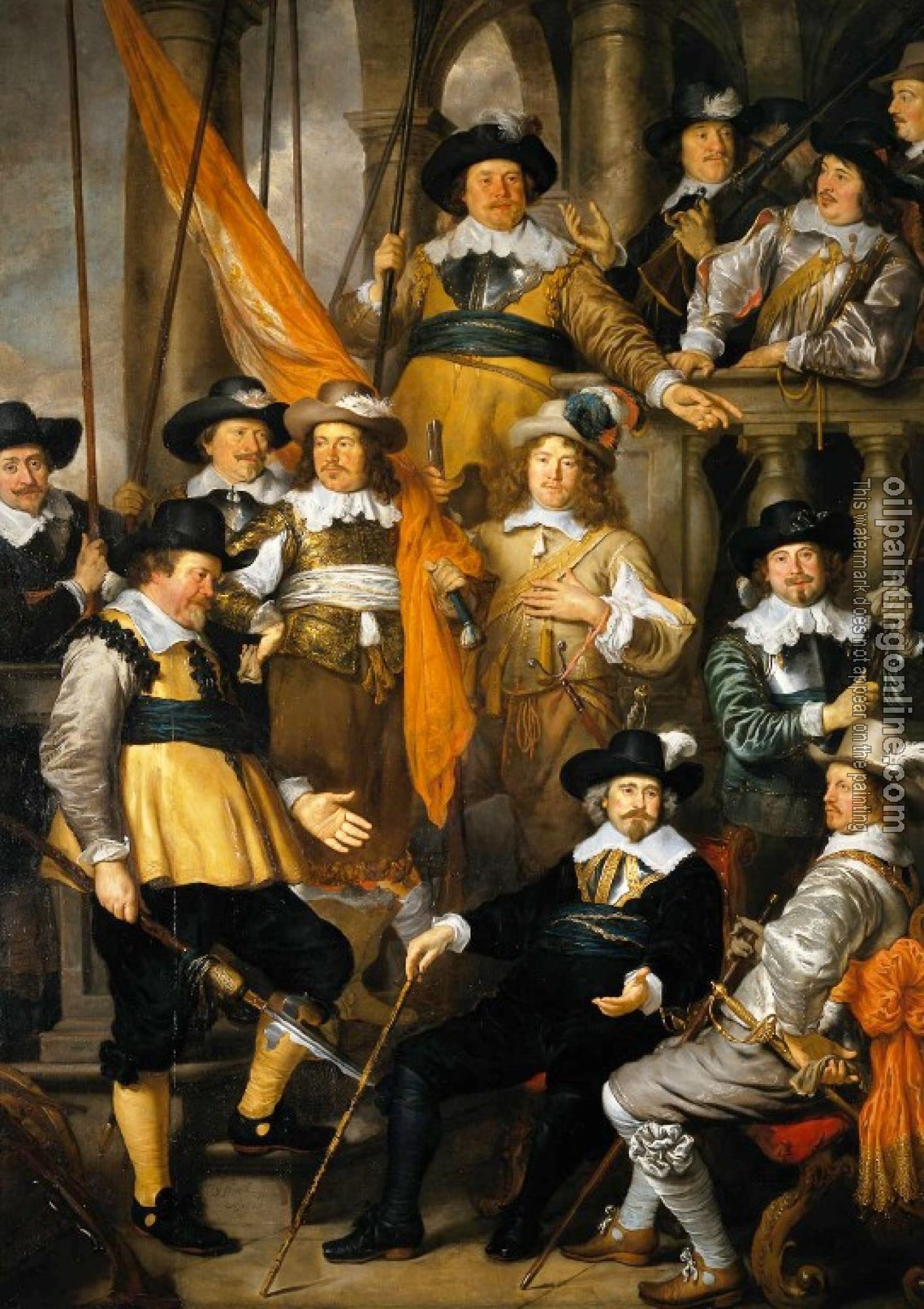 Flinck, Govert Teunisz - Company of Captain Albert Bas and Lieutenant Lucas Conijn